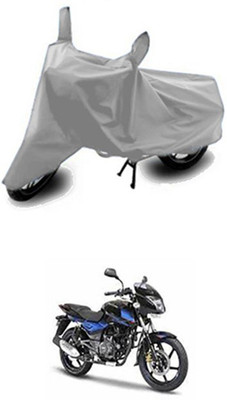 Wadhwa Creations Two Wheeler Cover for Bajaj(Pulsar 150 DTS-i, Silver)