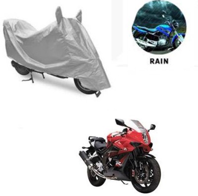 RPSENTTERPR Waterproof Two Wheeler Cover for Hyosung(GT650R, Silver)