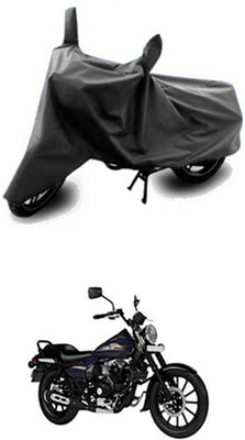 Wadhwa Creations Two Wheeler Cover for Bajaj(Avenger 150 Street, Grey)