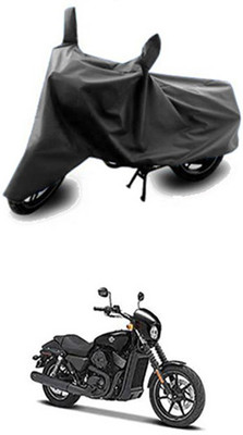 WildKraftZ Two Wheeler Cover for Harley Davidson(Grey)