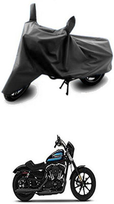 WildKraftZ Two Wheeler Cover for Harley Davidson(Grey)
