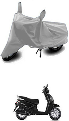 WildKraftZ Two Wheeler Cover for Mahindra(Gusto, Silver)