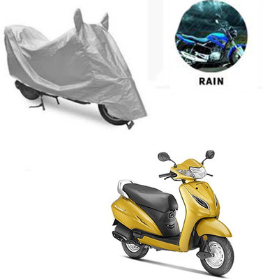 saanvi Waterproof Two Wheeler Cover for Honda(Activa 5G, Silver)