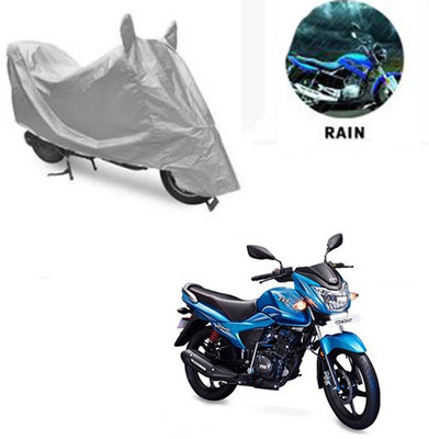 RPSENTTERPR Waterproof Two Wheeler Cover for TVS(Victor New, Silver)