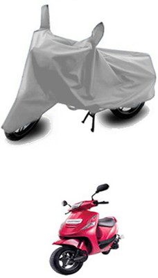 WildKraftZ Two Wheeler Cover for Mahindra(Kine, Silver)