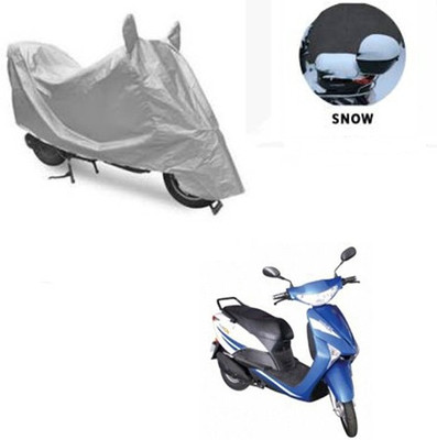 saanvi Waterproof Two Wheeler Cover for Indus(Yo Xplor, Silver)
