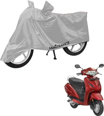 MOTOTRANCE Two Wheeler Cover for Honda(Activa, Silver)