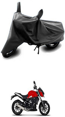Wadhwa Creations Two Wheeler Cover for Mahindra(Grey)