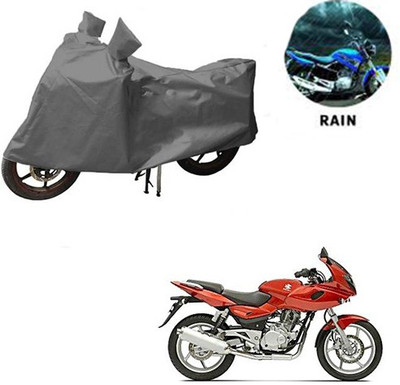 RPSENTTERPR Waterproof Two Wheeler Cover for Bajaj(Pulsar 220 DTS-i, Grey)