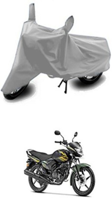 Wadhwa Creations Two Wheeler Cover for Yamaha(Saluto, Silver)