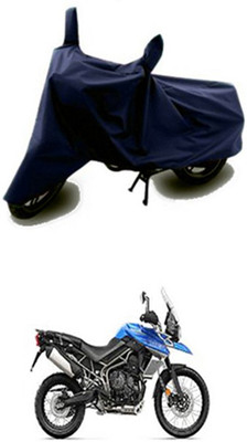 Wadhwa Creations Two Wheeler Cover for Triumph(Blue)