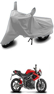 Wadhwa Creations Two Wheeler Cover for DSK Benelli(TNT R, Silver)