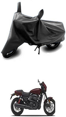 WildKraftZ Two Wheeler Cover for Harley Davidson(Grey)