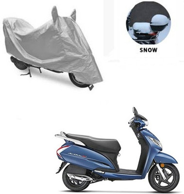 saanvi Waterproof Two Wheeler Cover for Honda(Activa 125, Silver)