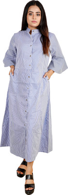 rayie collection Flared/A-line Gown(Blue)