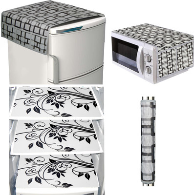 LooMantha Refrigerator  Cover(Width: 30 cm, Multicolor)