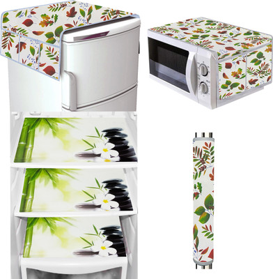 LooMantha Refrigerator  Cover(Width: 30 cm, Multicolor)
