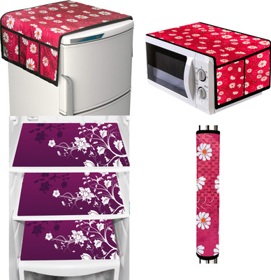 LooMantha Refrigerator  Cover(Width: 30 cm, Multicolor)