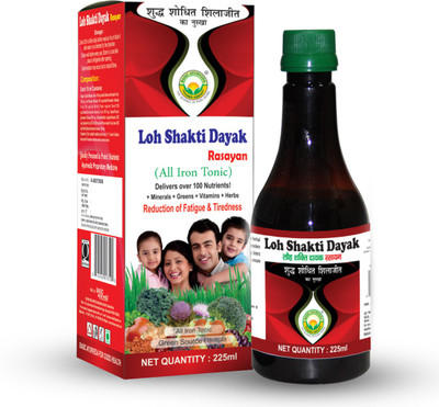 Basic Ayurveda Loh Shakti Dayak Rasayan All Iron Tonic(Pack of 3, 675 ml)