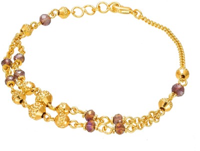 vihaajewellery Copper Gold-plated Charm Bracelet