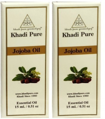 KHADI Herbal Jojoba Essential Oil Pack Of 2 Pcs-15ml Each(30 ml)