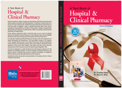 A Text Book of Hospital & Clinical Pharmacy Theory & Practical - A Text Book of Hospital & Clinical Pharmacy Theory & Practical for Diploma in Pharmacy Students(Paperback, Dr. Roop K. Khar, Dr. Pratibha Nand) A Text Book of Hospital & Clinical Pharmacy Theory & Practical - A Text Book of Hospital & Clinical Pharmacy Theory & Practical for Diploma in Pharmacy Students(Paperback, Dr. Roop K. Khar, Dr. Pratibha Nand)