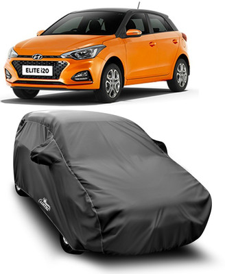 XAFO Car Cover For Hyundai Elite i20 (With Mirror Pockets)(Grey)