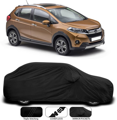 SEBONGO Car Cover For Honda WRV (With Mirror Pockets)(Black)