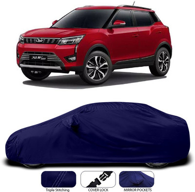 ANTHUB Car Cover For Mahindra XUV 300 (With Mirror Pockets)(Blue)