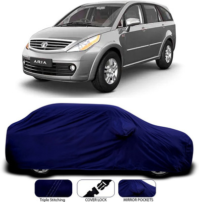 ANTHUB Car Cover For Tata Aria (With Mirror Pockets)(Blue)