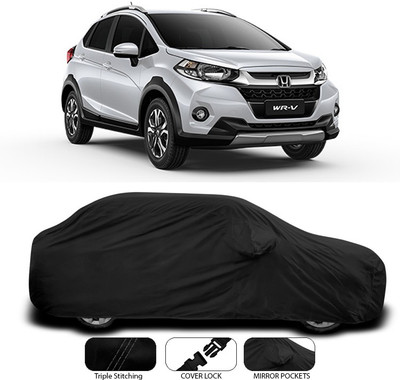 SEBONGO Car Cover For Honda WRV (With Mirror Pockets)(Black)