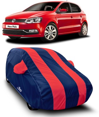 XAFO Car Cover For Volkswagen Polo Equisite (With Mirror Pockets)(Red)