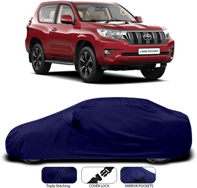 ANTHUB Car Cover For Toyota Land Cruiser (With Mirror Pockets)(Blue)