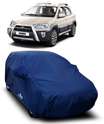 XAFO Car Cover For Toyota Etios Cross (With Mirror Pockets)(Blue)