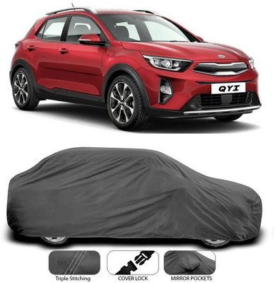 ANTHUB Car Cover For Kia QYI (Without Mirror Pockets)(Grey)
