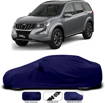 ANTHUB Car Cover For Mahindra XUV 500 (With Mirror Pockets)(Blue)