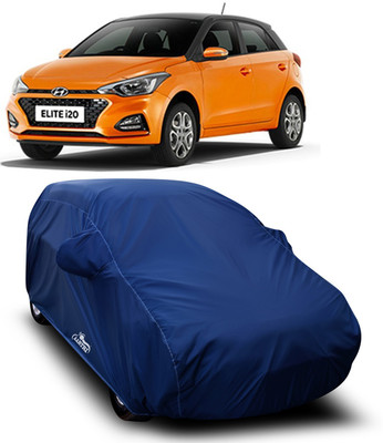 XAFO Car Cover For Hyundai Elite i20 (With Mirror Pockets)(Blue)
