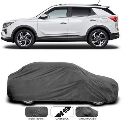 ANTHUB Car Cover For Mahindra XUV 500 (Without Mirror Pockets)(Grey)