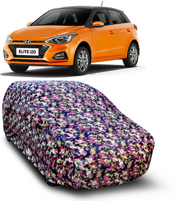 XAFO Car Cover For Hyundai Elite i20 (With Mirror Pockets)(Multicolor)