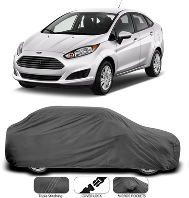 ANTHUB Car Cover For Ford Fiesta Sport (Without Mirror Pockets)(Grey)