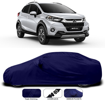 SEBONGO Car Cover For Honda WRV (With Mirror Pockets)(Blue)