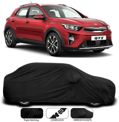 ANTHUB Car Cover For Kia QYI (With Mirror Pockets)(Black)