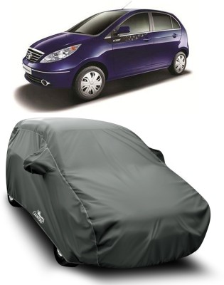 VITSOA Car Cover For Tata Vista Tech (With Mirror Pockets)(Grey)