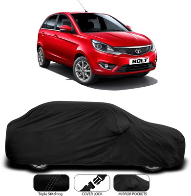 ANTHUB Car Cover For Tata Bolt (With Mirror Pockets)(Black)