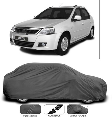 ANTHUB Car Cover For Mahindra Verito (Without Mirror Pockets)(Grey)