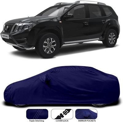 SEBONGO Car Cover For Nissan Terrano (With Mirror Pockets)(Blue)