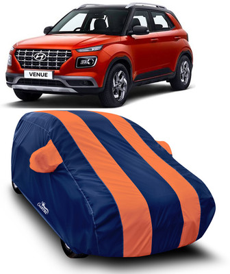 XAFO Car Cover For Hyundai Venue (With Mirror Pockets)(Orange)