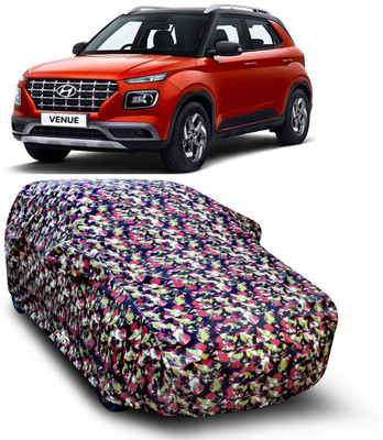 XAFO Car Cover For Hyundai Venue (With Mirror Pockets)(Multicolor)