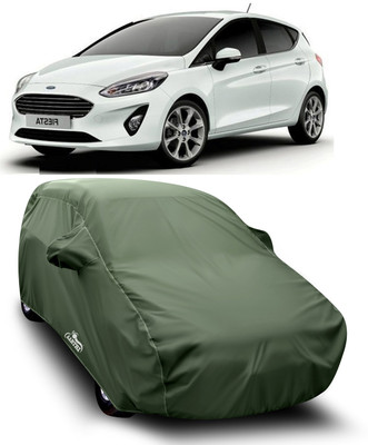 XAFO Car Cover For Ford Fiesta (With Mirror Pockets)(Green)