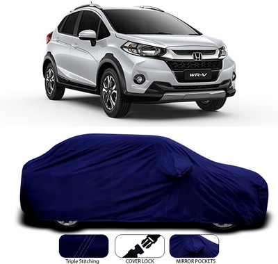 ANTHUB Car Cover For Honda WRV (With Mirror Pockets)(Blue)